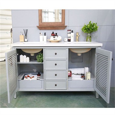 48 inch dubbele wastafel